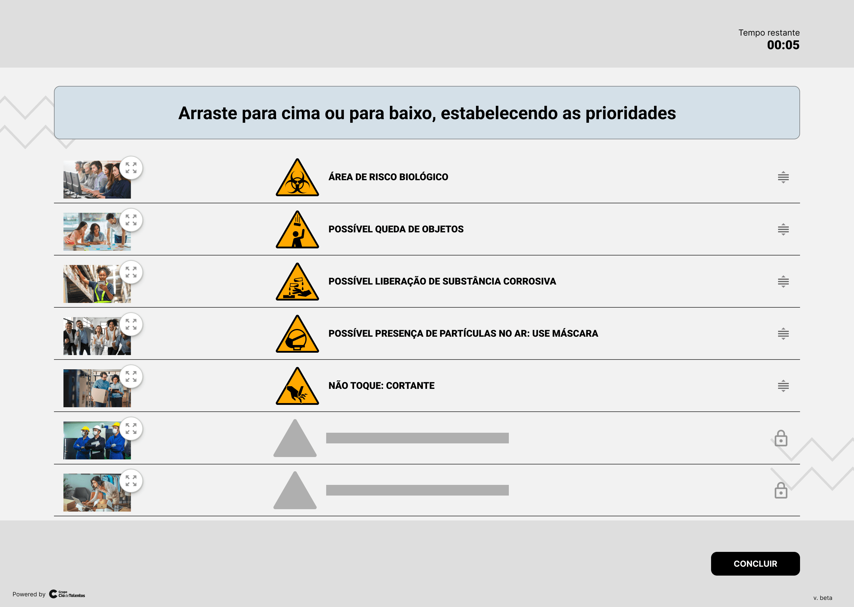 Segurança do Trabalho - Um jogo que testa sua capacidade de priorização